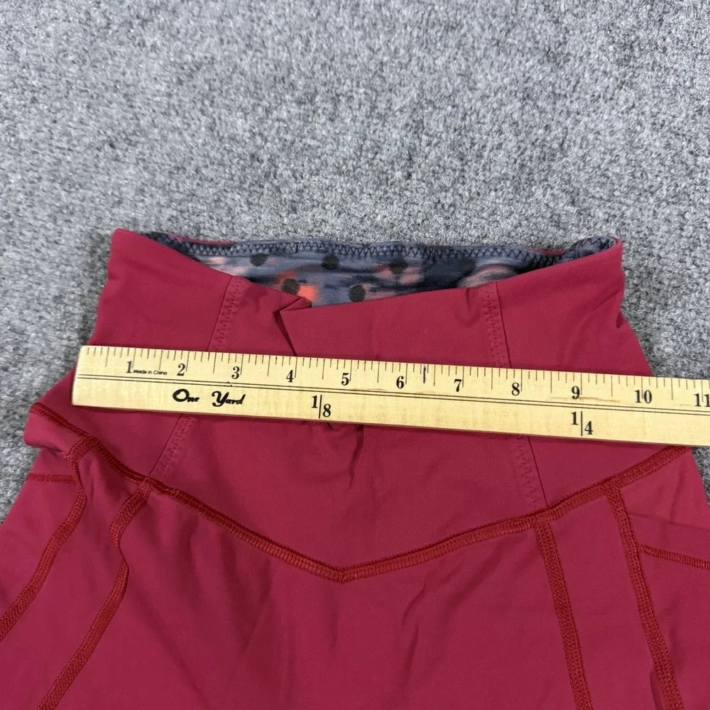 Lululemon Leggings Womens 2 Red Crop 23